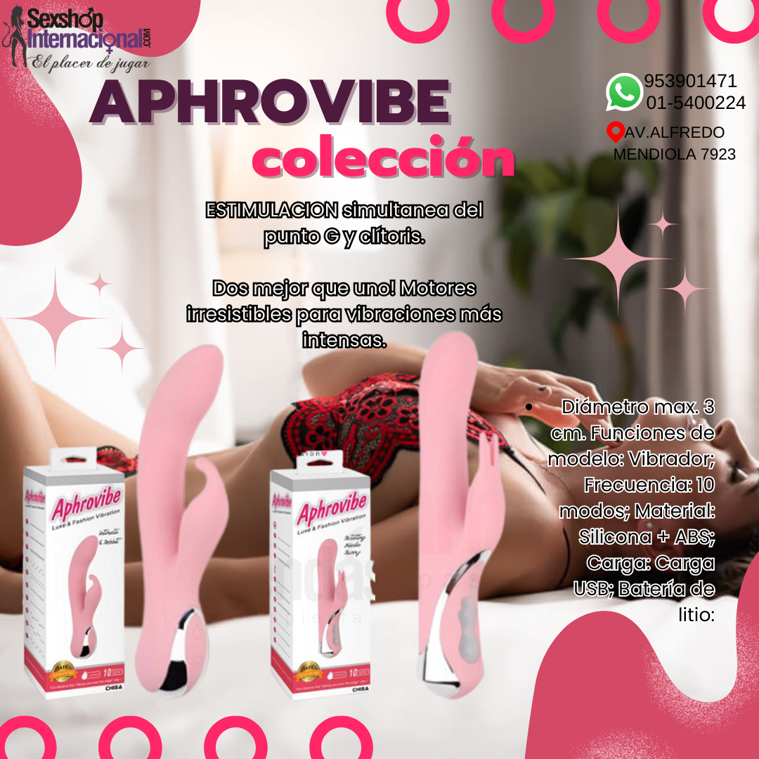 APHROVIBE VIBRADOR DE ESTIMULACION CLITORIAL